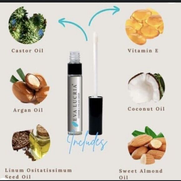 EVA LUCRIA Eyelash Growth Serum and Eyebrow Enhancer | 10ml | NWT - Picture 2 of 8